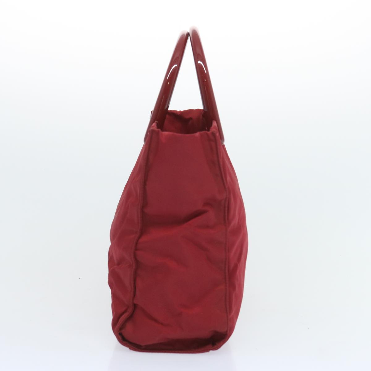 PRADA Hand Bag Nylon Red  bs12218