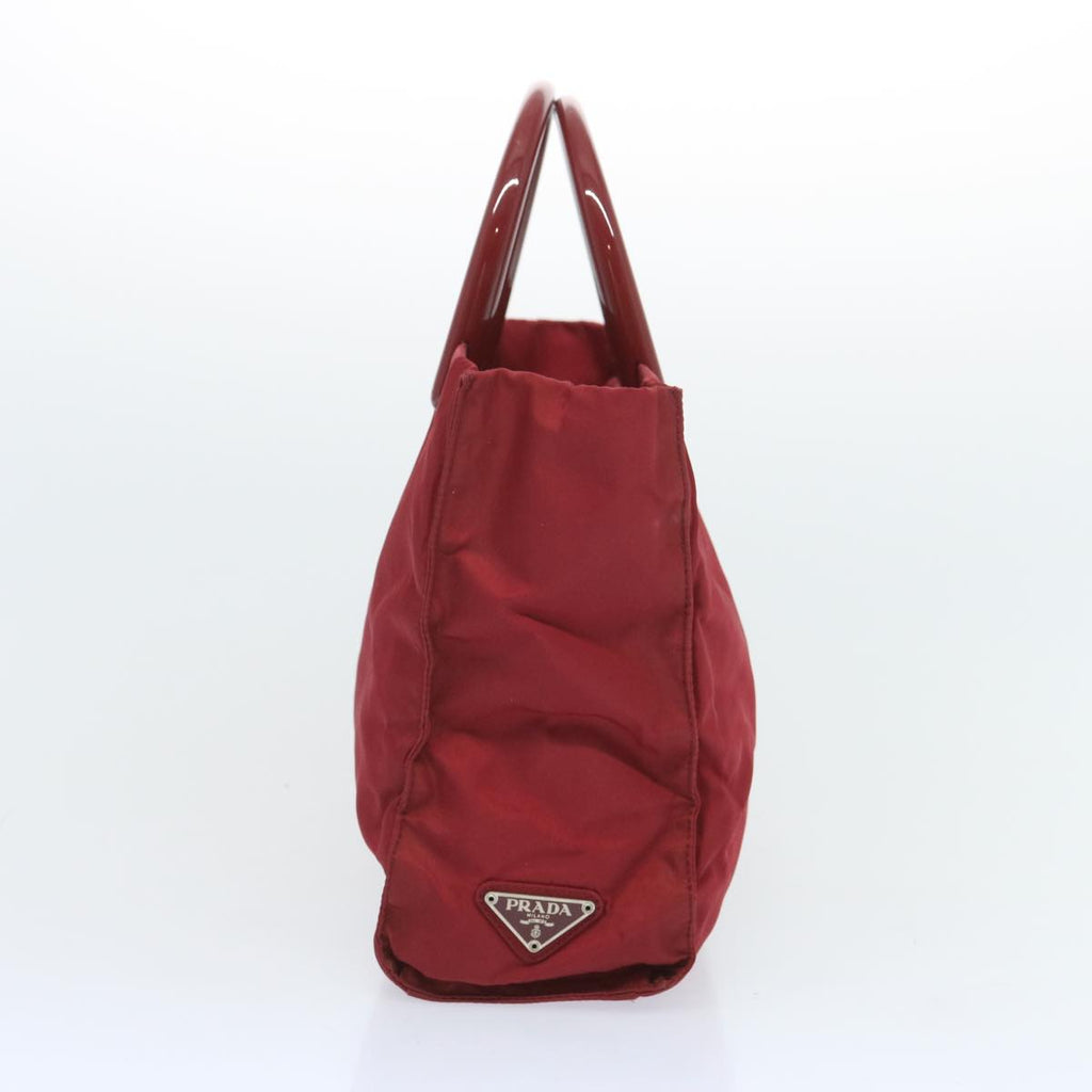 PRADA Hand Bag Nylon Red  bs12218
