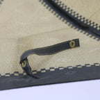 FENDI Zucchino Canvas folding Umbrella Nylon Gold Blackbs12295