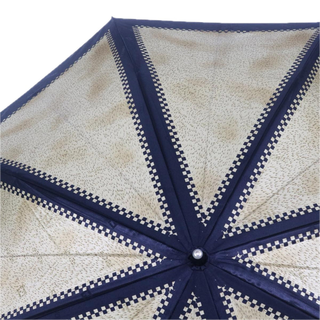 FENDI Zucchino Canvas folding Umbrella Nylon Gold Blackbs12295