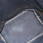 FENDI Hand Bag Canvas Blackbs12314