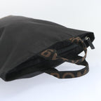 FENDI Hand Bag Canvas Blackbs12314