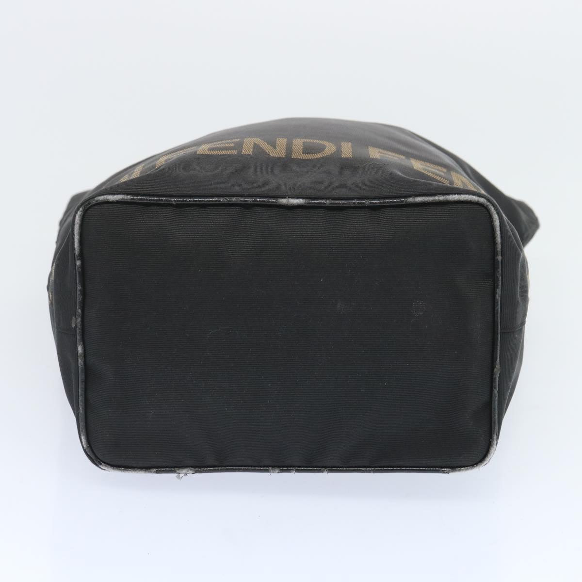 FENDI Hand Bag Canvas Blackbs12314
