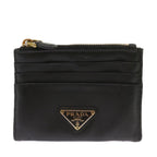 PRADA Key Case Wallet Leather 8Set Black Red pink  bs12347