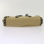 FENDI Hand Bag Canvas Beigebs12367
