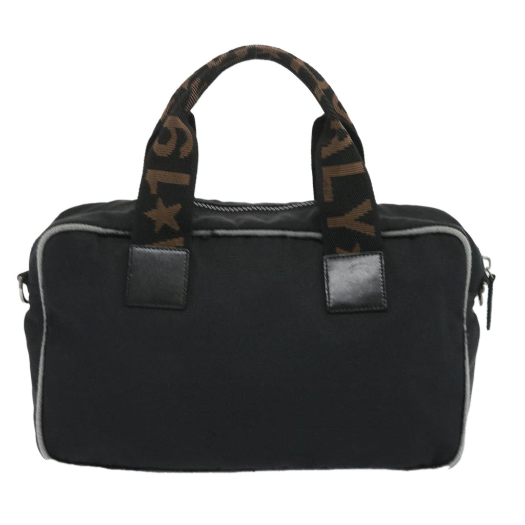 FENDI Hand Bag Canvas Blackbs12372