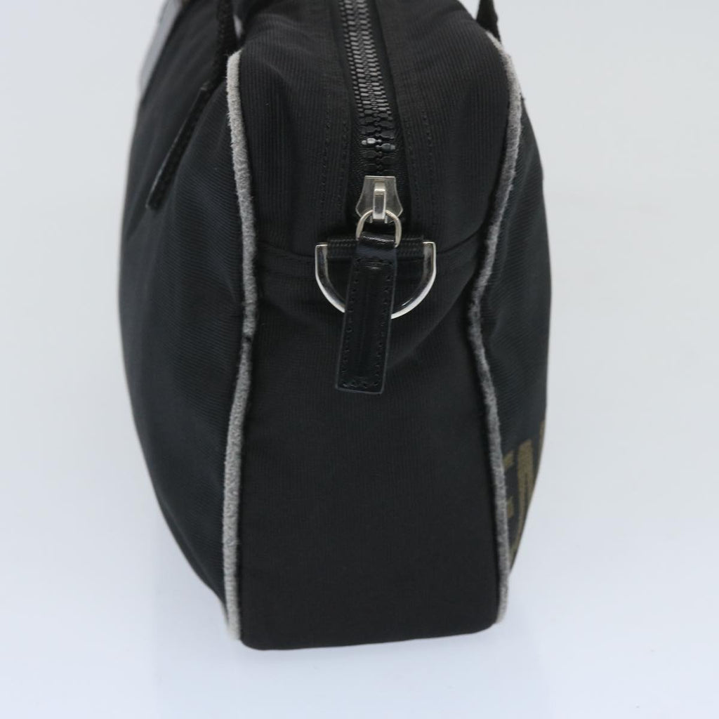 FENDI Hand Bag Canvas Blackbs12372