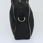 FENDI Hand Bag Canvas Blackbs12372