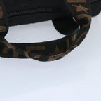 FENDI Hand Bag Canvas Blackbs12372