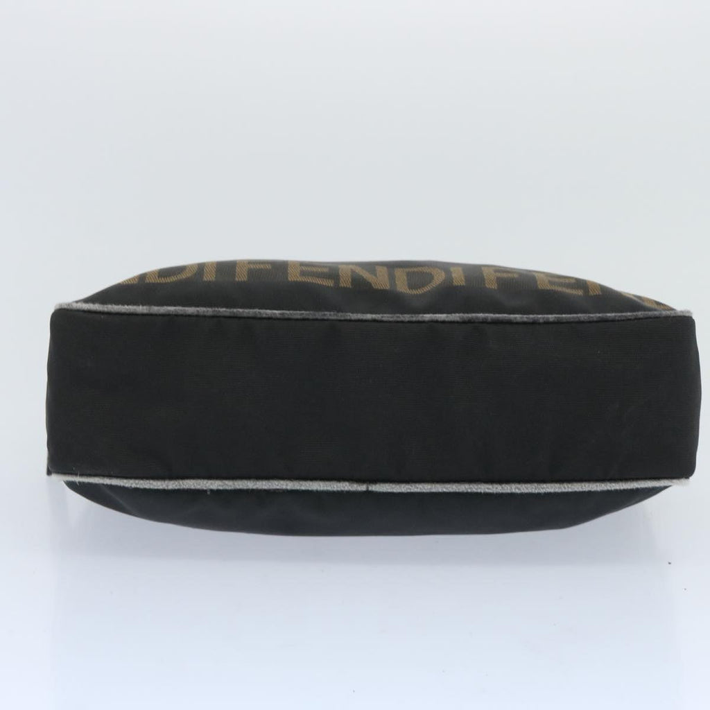 FENDI Hand Bag Canvas Blackbs12372