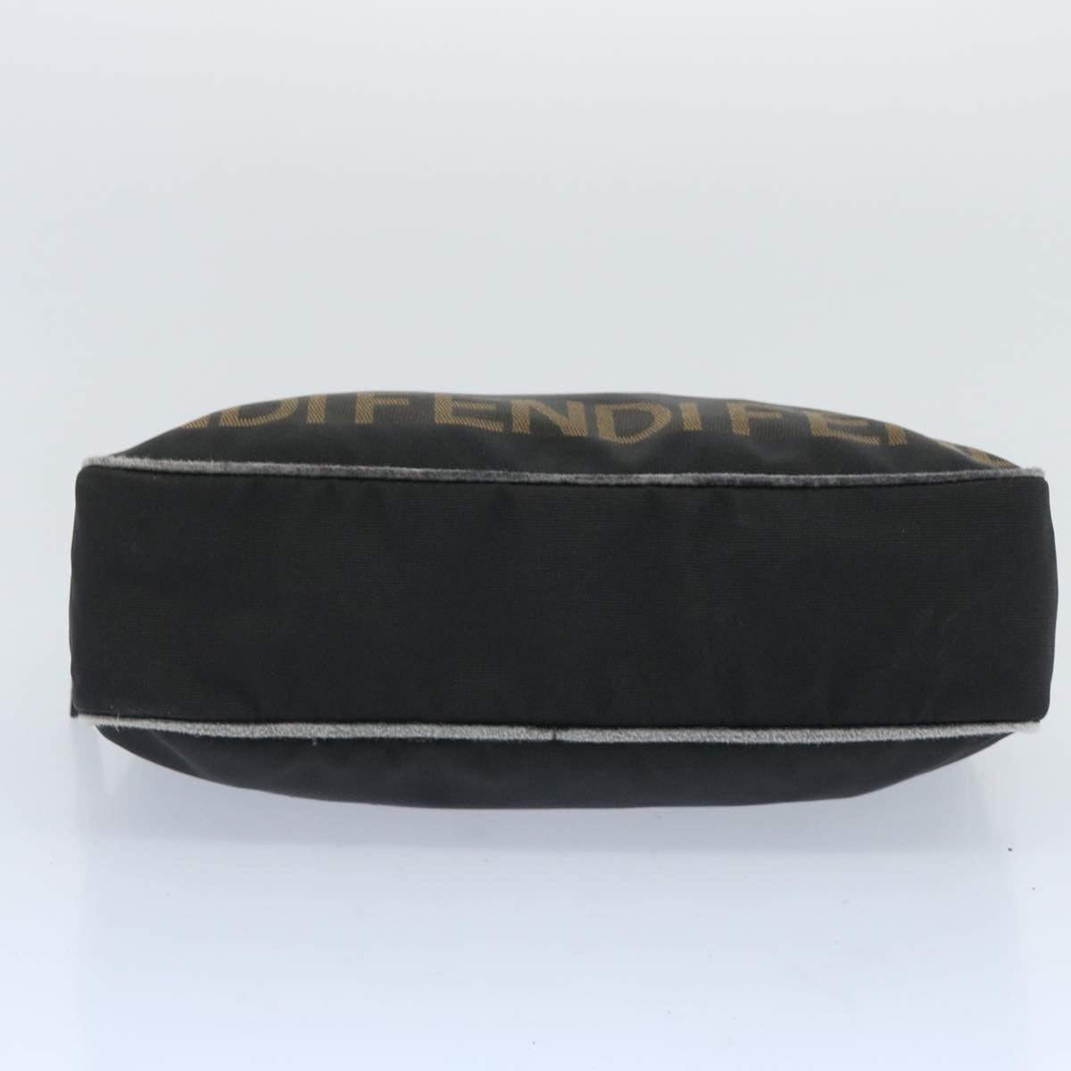 FENDI Hand Bag Canvas Blackbs12372
