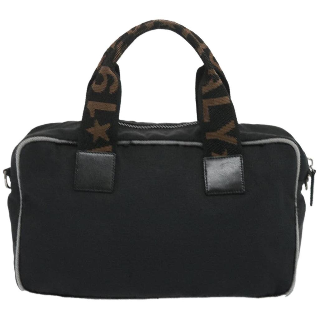 FENDI Hand Bag Canvas Blackbs12372