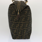FENDI Zucca Canvas Tote Bag Black Brownbs12373