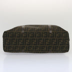 FENDI Zucca Canvas Tote Bag Black Brownbs12373