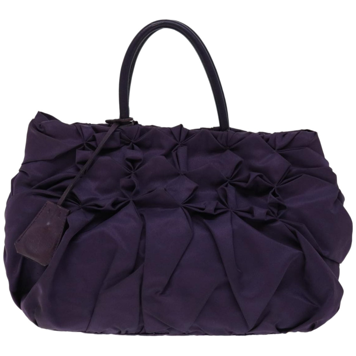 PRADA Hand Bag Nylon Purple  bs12374