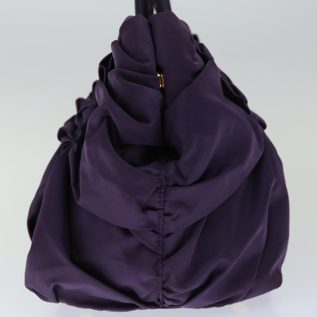 PRADA Hand Bag Nylon Purple  bs12374