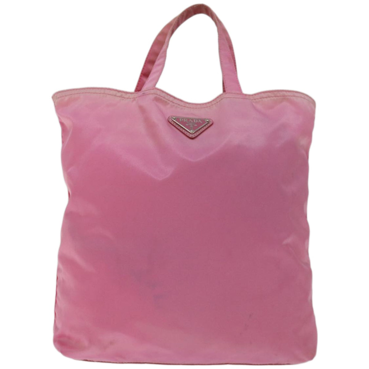 PRADA Hand Bag Nylon Pink  bs12381