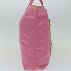 PRADA Hand Bag Nylon Pink  bs12381