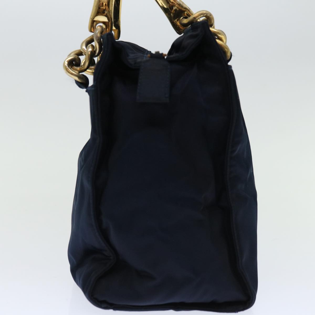 PRADA Hand Bag Nylon Navy  bs12391