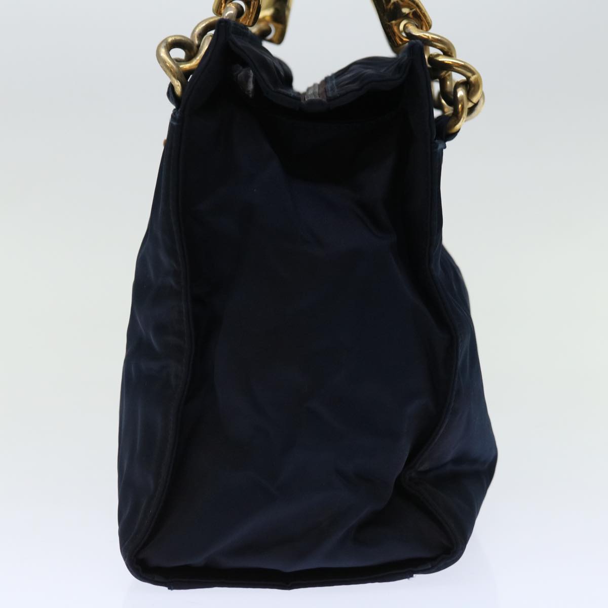 PRADA Hand Bag Nylon Navy  bs12391
