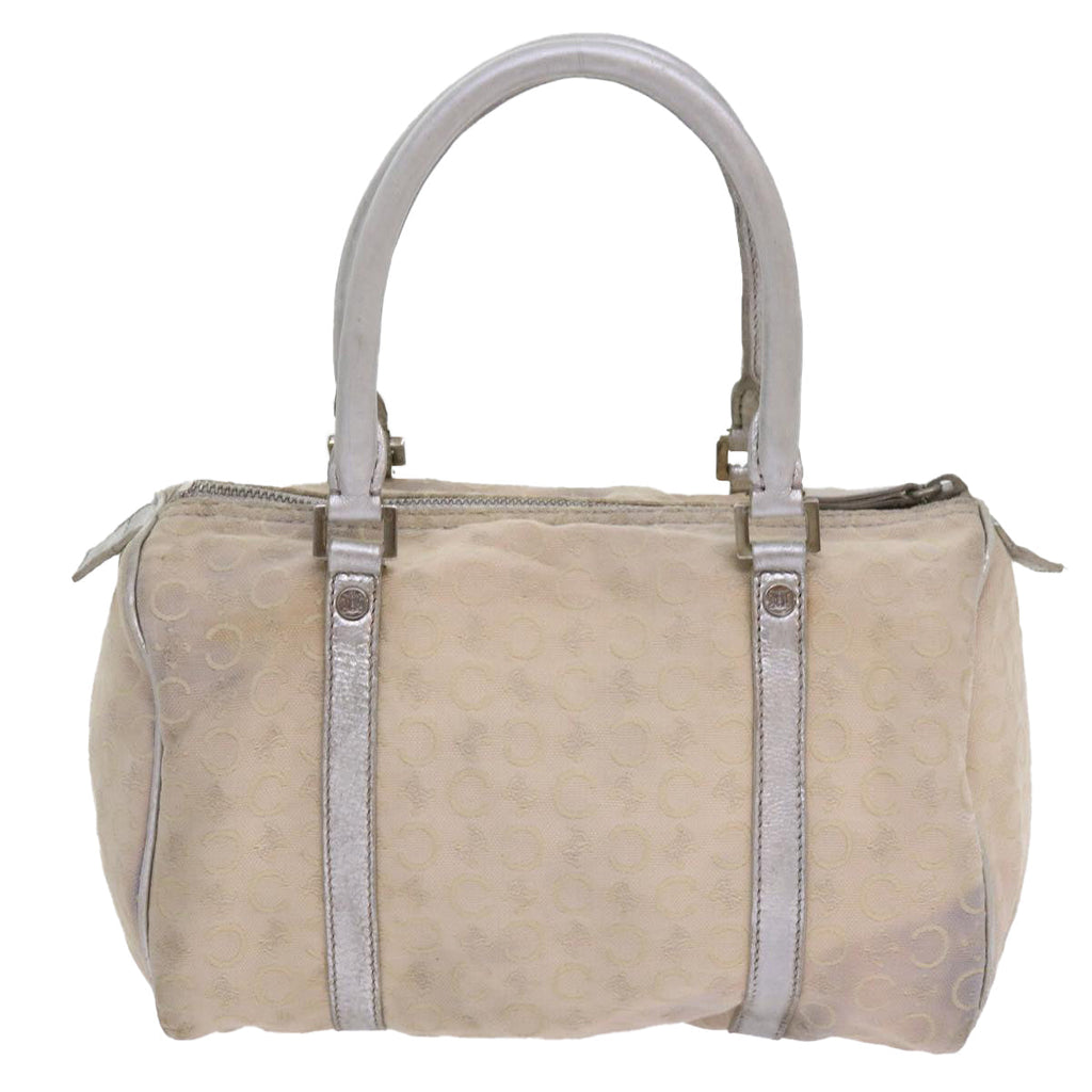 CELINE Macadam Canvas Hand Bag Clutch Bag PVC 4Set Brown Beige  12454