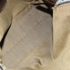 FENDI Zucca Canvas Hand Bag Black Brownbs12482