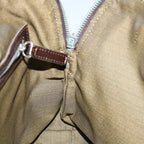 FENDI Zucca Canvas Hand Bag Black Brownbs12482