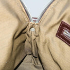 FENDI Zucca Canvas Hand Bag Black Brownbs12482