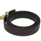 FENDI Belt Leather 48.8"" Brownbs12494