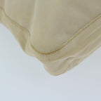 FENDI Mamma Baguette Shoulder Bag Canvas Beigebs12544