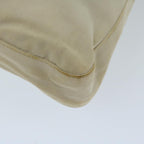 FENDI Mamma Baguette Shoulder Bag Canvas Beigebs12544