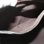 FENDI Mamma Baguette Shoulder Bag Canvas Beigebs12544