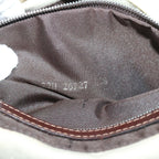 FENDI Mamma Baguette Shoulder Bag Canvas Beigebs12544