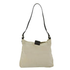 FENDI Mamma Baguette Shoulder Bag Canvas Beigebs12544