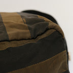 FENDI Pecan Canvas Backpack Nylon Brownbs12549