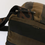 FENDI Pecan Canvas Backpack Nylon Brownbs12549