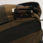 FENDI Pecan Canvas Backpack Nylon Brownbs12549
