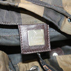 FENDI Pecan Canvas Backpack Nylon Brownbs12549