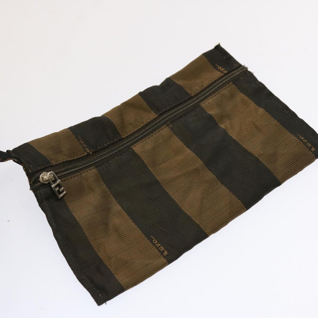 FENDI Pecan Canvas Backpack Nylon Brownbs12549