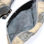 FENDI Pecan Canvas Backpack Nylon Brownbs12549