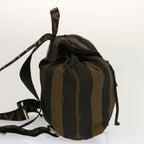 FENDI Pecan Canvas Backpack Nylon Brownbs12549