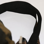 FENDI Pecan Canvas Backpack Nylon Brownbs12549