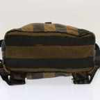 FENDI Pecan Canvas Backpack Nylon Brownbs12549