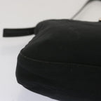 FENDI Mamma Baguette Shoulder Bag Nylon Blackbs12642