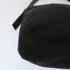FENDI Mamma Baguette Shoulder Bag Nylon Blackbs12642