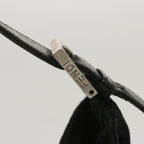 FENDI Mamma Baguette Shoulder Bag Nylon Blackbs12642