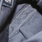 FENDI Mamma Baguette Shoulder Bag Nylon Blackbs12642