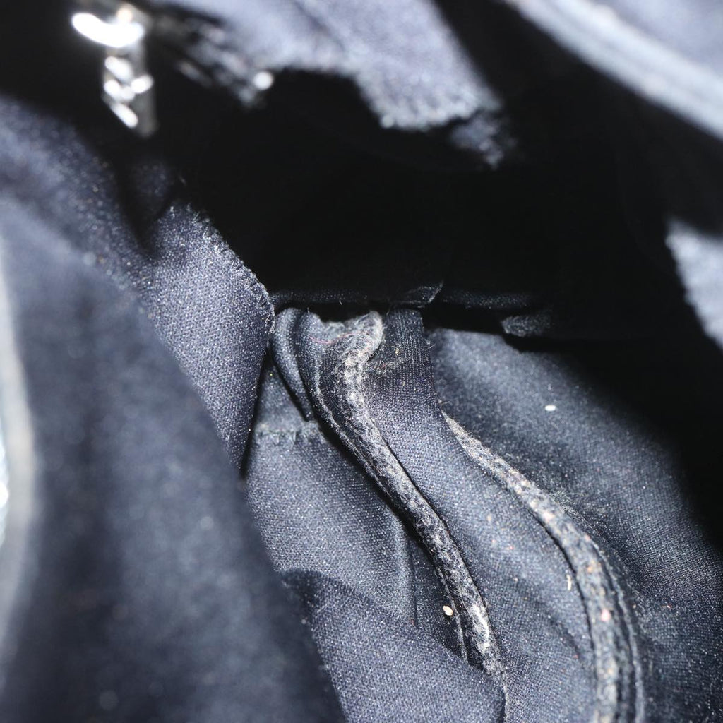 FENDI Mamma Baguette Shoulder Bag Nylon Blackbs12642