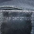 FENDI Mamma Baguette Shoulder Bag Nylon Blackbs12642