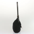 FENDI Mamma Baguette Shoulder Bag Nylon Blackbs12642